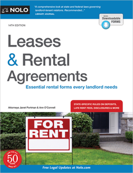 Paperback Leases & Rental Agreements Book