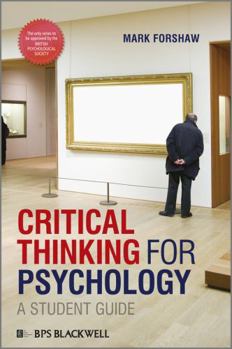 Paperback Critical Thinking for Psychology: A Student Guide Book