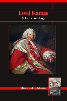 Paperback Lord Kames: Selected Writings Book