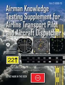 Paperback Airman Knowledge Testing Supplement for Airline Transport Pilot and Aircraft Dispatcher (Faa-Ct-8080-7d) Book