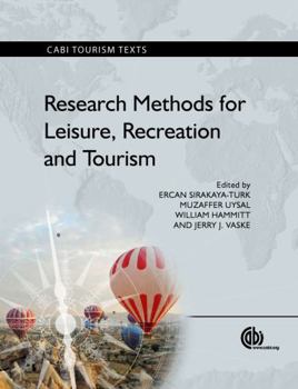 Paperback Research Methods for Leisure, Recreation and Tourism [OP] (Tourism Studies) Book