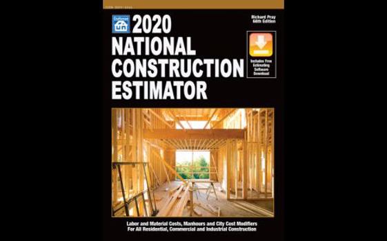 Paperback 2020 National Construction Estimator Book