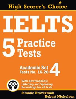 Paperback IELTS 5 Practice Tests, Academic Set 4: Tests No. 16-20 Book