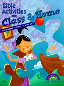 Paperback Bible Activities for Class & Home: Ages 4&5 Book