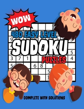 Paperback 480 Easy Level Sudoku Puzzles: Perfect Beginner Level Sudoku Puzzles For Kids Book