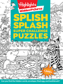 Paperback Splish Splash Super Challenge Puzzles Book