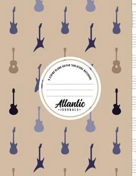 6 String Blank Guitar Tablature Notebook - Purple Paper: 100 Pages of Guitar Tab Paper with Chord Spaces & Blank Staffs 8.5 X 11 (21.59 X 27.94 CM)