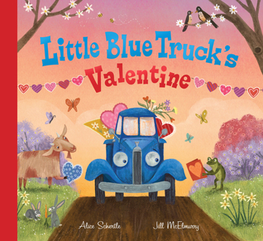 Hardcover Little Blue Truck's Valentine Book