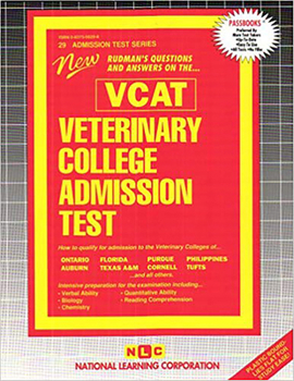 Paperback Veterinary College Admission Test (VCAT) Book