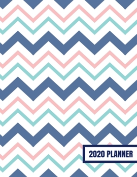 Paperback 2020 Planner: January 2020 - December 2020, Weekly Calendar Agenda And Daily Schedule For Women Girls Moms And Mums - Girly Pattern Book