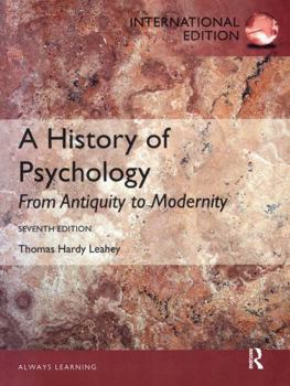 Paperback A History of Psychology: From Antiquity to Modernity Spanish Edition Book