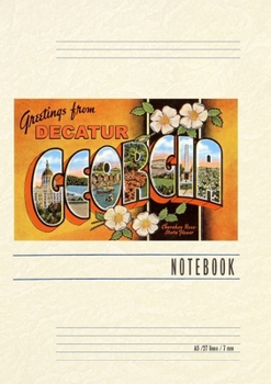 Paperback Vintage Lined Notebook Greetings from Decatur Book