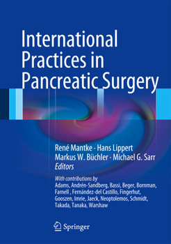 Hardcover International Practices in Pancreatic Surgery Book