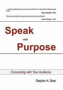 Hardcover Speak with Purpose Book