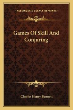 Paperback Games Of Skill And Conjuring Book