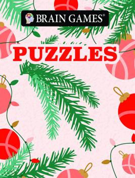 Paperback Brain Games - Take-Along - Christmas Puzzles (Trim the Tree Design) Book