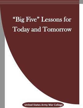 Paperback "Big Five" Lessons for Today and Tomorrow Book