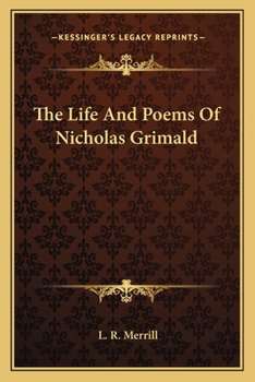 Paperback The Life And Poems Of Nicholas Grimald Book