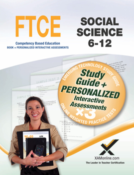 Paperback FTCE Social Science 6-12 Book and Online Book