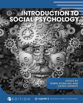 Paperback Introduction to Social Psychology Book