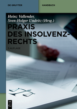 Hardcover PRAXIS Des Insolvenzrechts [German] Book