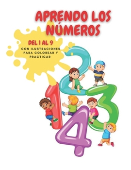 Paperback Aprendo Los Números: Del 1 al 9 en español [Spanish] Book