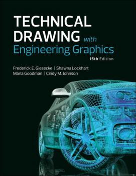 Hardcover Technical Drawing with Engineering Graphics Book