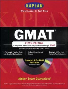 Paperback Kaplan GMAT , Fifth Edition [With CDROM] Book