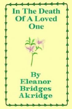 Paperback In the Death of a Loved One Book
