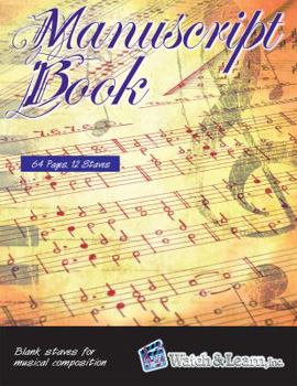Paperback Manuscript Book - Blank Manuscript Paper Book