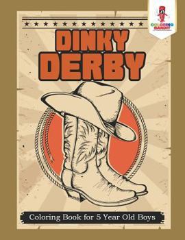 Paperback Dinky Derby: Coloring Book for 5 Year Old Boys Book