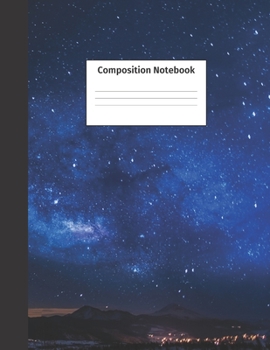 Composition Notebook: Wide Ruled Blank Lined patterned Notebook. Perfect for Girls, Boys, Teens, Men, Women, Students and Teachers. For School, Home, ... Notes and Journaling (Composition Notebooks)
