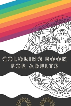 Paperback Coloring Book for Adults: Relaxing Coloring Book for Adults: animals Book