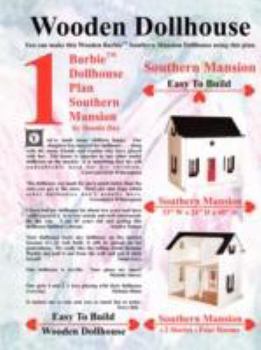 Paperback Barbie Dollhouse Plan Southern Mansion Book