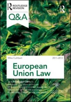 Paperback Q&A European Union Law 2011-2012 Book