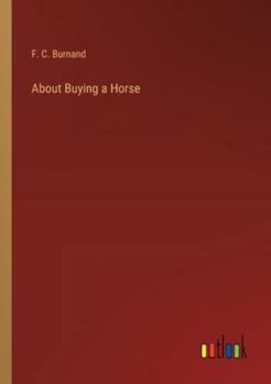 Paperback About Buying a Horse Book