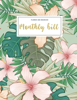 Paperback Monthly Bill Planner and Organizer: monthly bill checklist - 3 Year Calendar 2020-2022 Budgeting Planer with income list, Weekly expense tracker, Bill Book