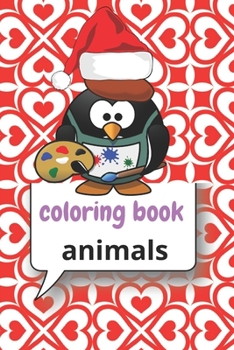 Paperback coloring book animals: 6x9 inch 15,25 x 22,86 cm 120 page coloring book