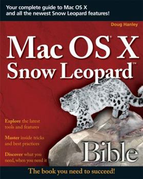 Paperback Mac OS X Snow Leopard Bible Book
