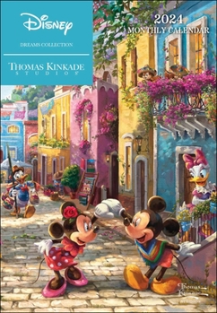 Calendar Disney Dreams Collection by Thomas Kinkade Studios: 12-Month 2024 Monthly Pocket Book