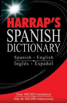 Hardcover Harrap Spanish-English/English-Spanish Dictionary Book