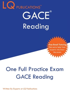 Paperback GACE Reading: One Full Practice Exam - Free Online Tutoring - Updated Exam Questions Book