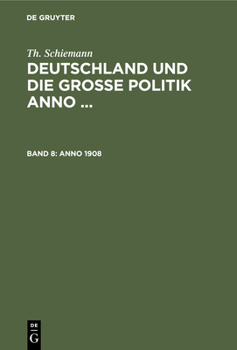 Hardcover Anno 1908 [German] Book