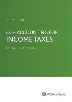 Paperback Cch Accounting for Income Taxes 2016 Book
