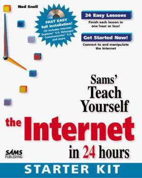 Paperback Teach Yourself the Internet in 24 Hours Starter Kit [With Includes Explorer 4.0, Samples, Directory...] Book