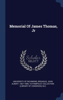 Memorial of James Thomas, Jr