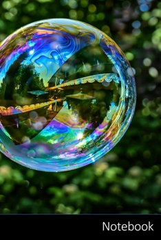 Paperback Notebook: シャボン玉、カラフル、玉石鹸૒ Book