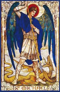 Paperback St Michael: The Dragon Defeated - 5.5 x 8.5 Archangel Journal Notebook Book