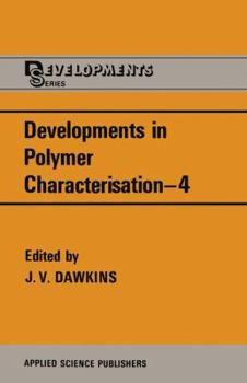 Paperback Developments in Polymer Characterisation--4 Book