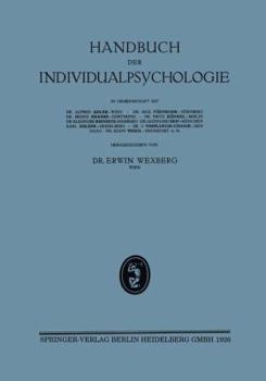 Paperback Handbuch Der Individualpsychologie: &#437;weiter Band Geisteswissenschaften / So&#438;iologie Kriminalistik / Bibliographie / Register [German] Book